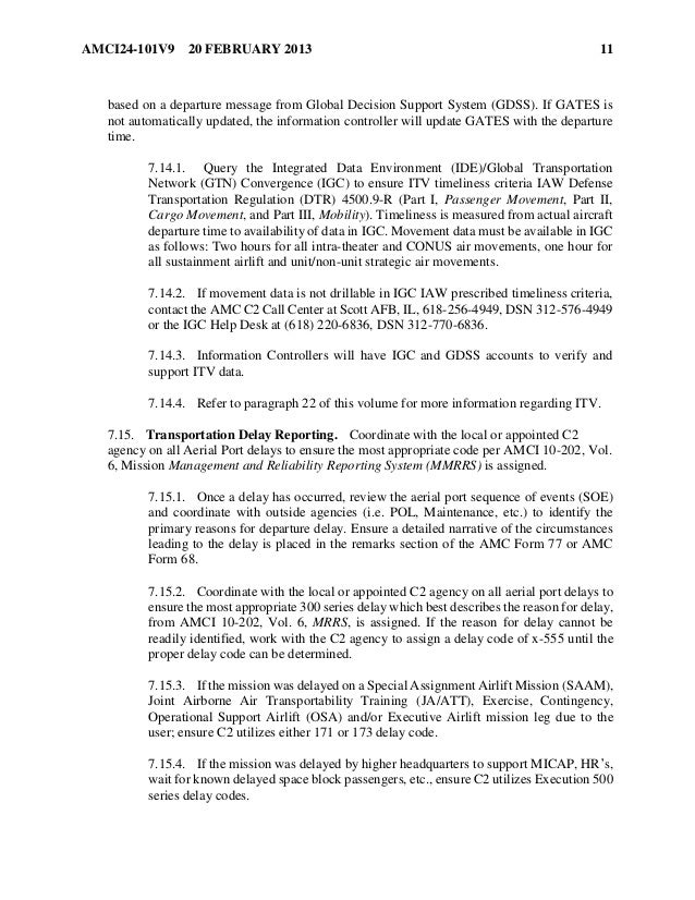 atoc duties amc form 68