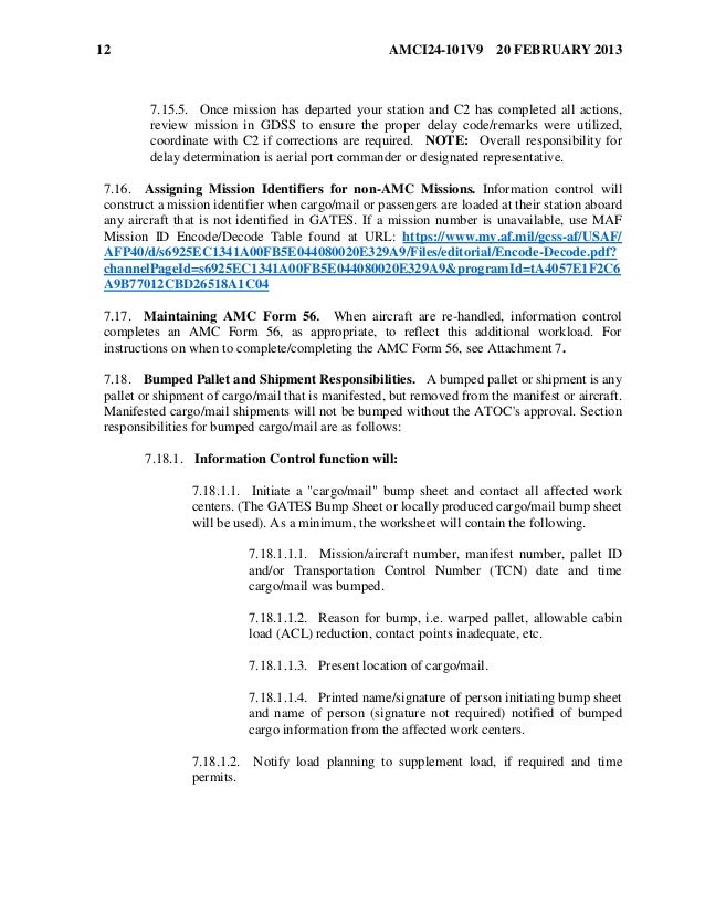 atoc duties af form 56