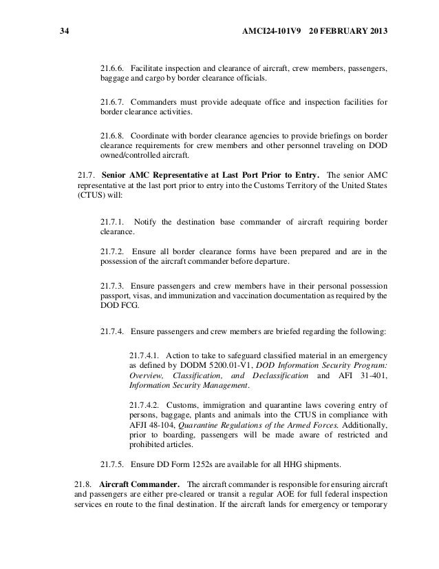 atoc duties amc form 68