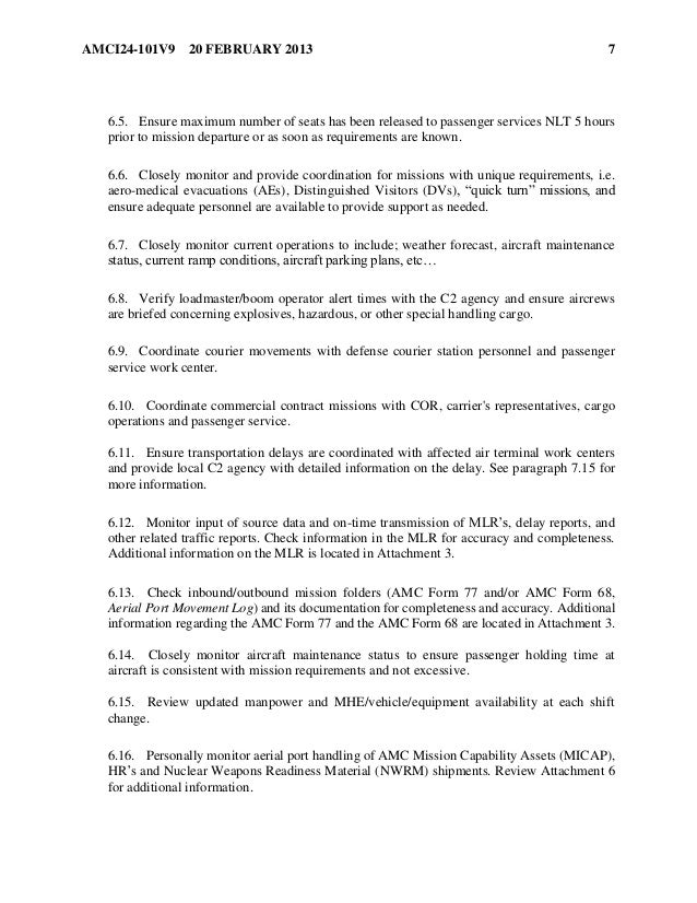 atoc duties amc form 68