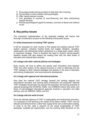 Strategies to revitalize TVET in Africa | PDF