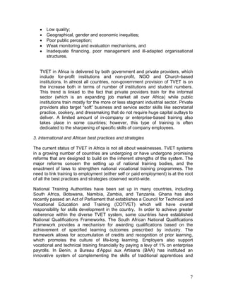 Strategies to revitalize TVET in Africa | PDF