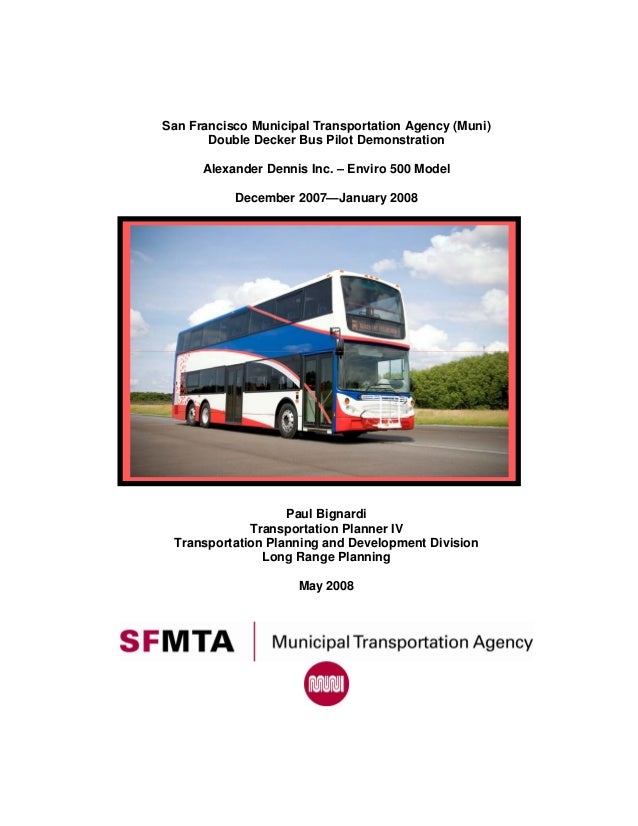 san francisco municipal transportation agency