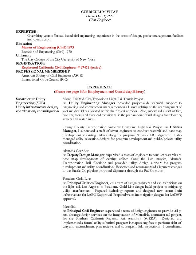 utility resume