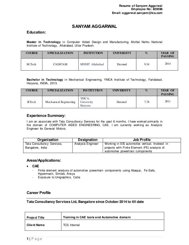 sanyam aggarwal resume ece resume format