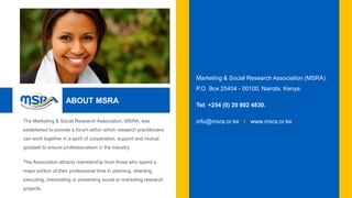 MSRA Ethics Training Presentation - Final | PDF