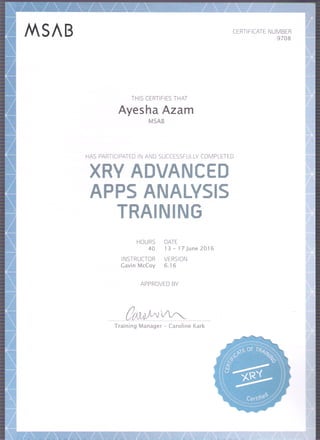 XRY Advance App
