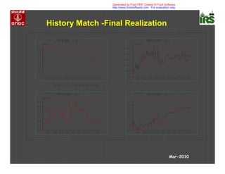 History Match -Final Realization
Mar-2010
Generated by Foxit PDF Creator © Foxit Software
http://www.foxitsoftware.com For evaluation only.
 