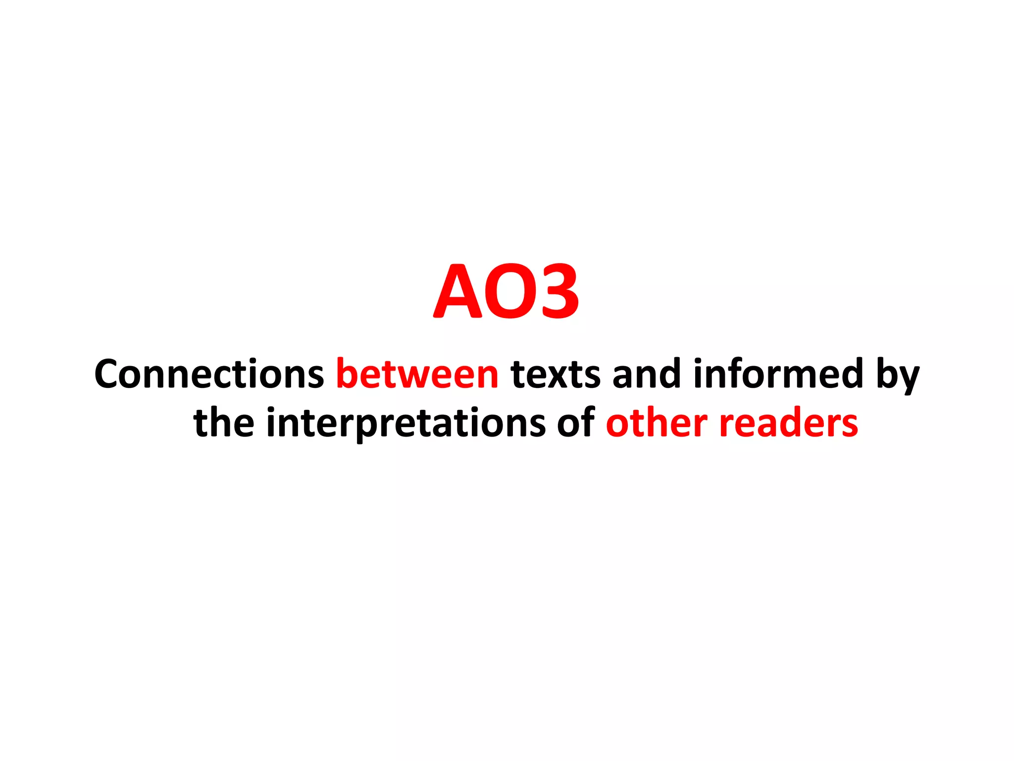AO3Connections between texts and informed by the interpretations of other readers