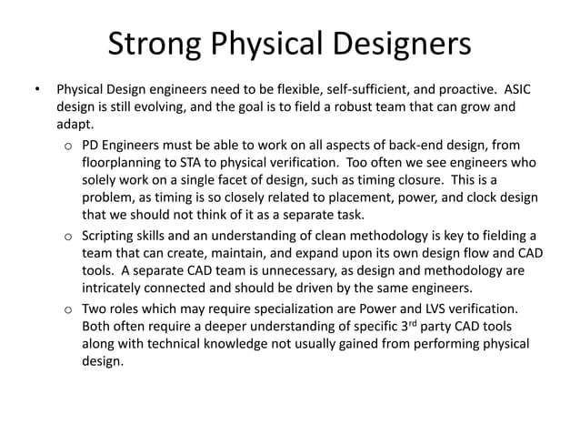 Physical Design overview | PPTX