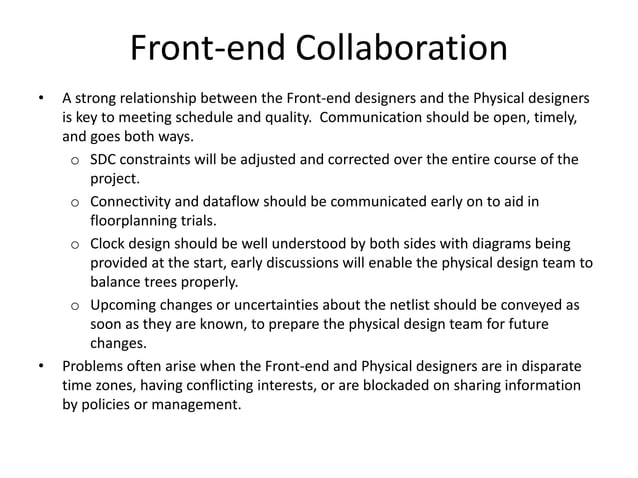 Physical Design overview | PPTX