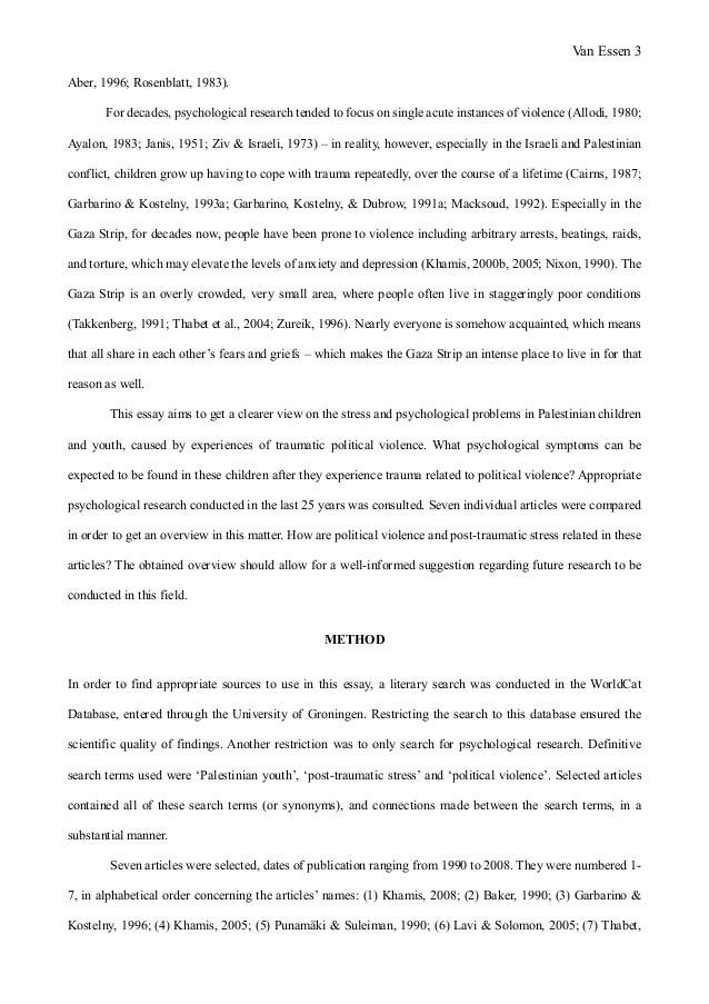 psychological essays