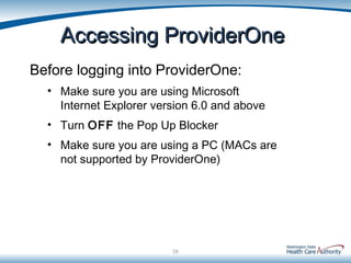 Providerone Resources School Based Services Medicaid 101 Training - FINAL Presentation | PPT
