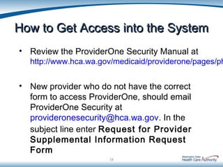 Providerone Resources School Based Services Medicaid 101 Training - FINAL Presentation | PPT