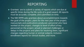 Grantee Activity Report Example Grants 101 | PPTX