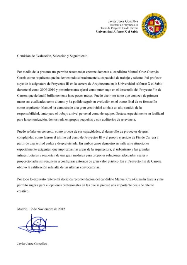 reference letter javier tutor letter of recommendation