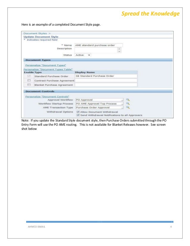 purchase order document