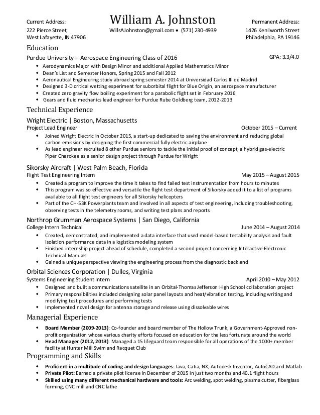 thomas jefferson resume