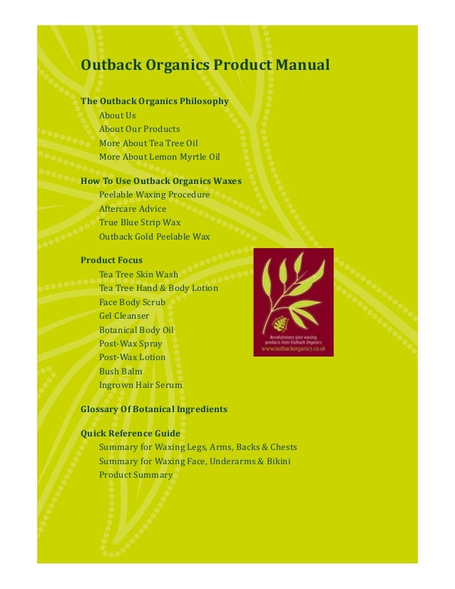 Waxing Training Manual