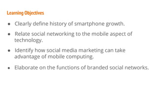 Social media mobile computing