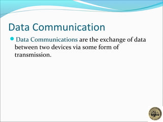 Data Communication (Lecture) IT Slide # 2 | PPT | Computer Networking ...