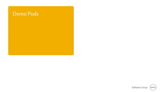 Software Group
Demo Pods
 