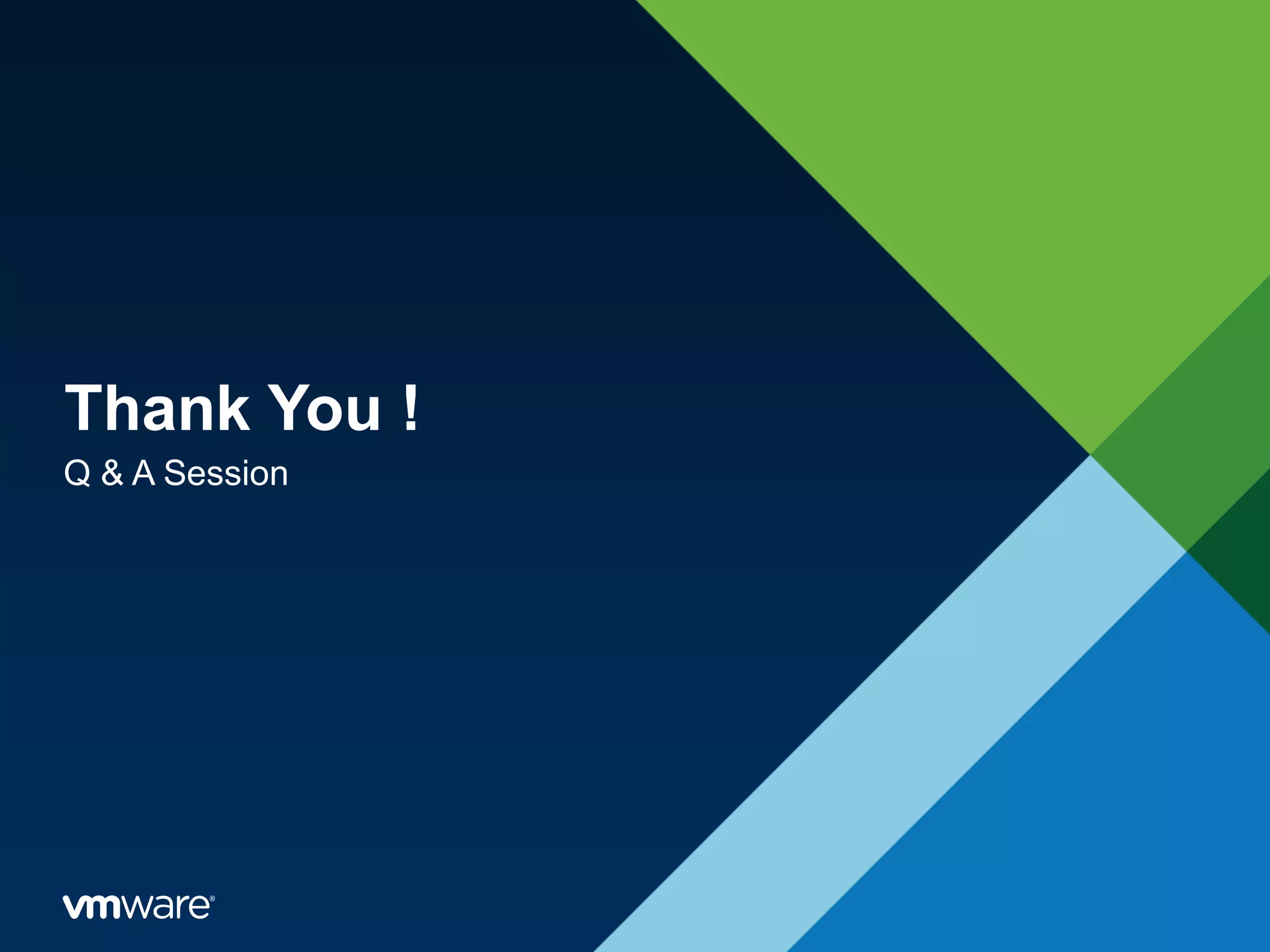 Thank You !
Q & A Session
 