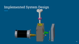 Implemented System Design
14
 