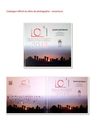 Catalogue officiel du Mois de photogaphie - couverture
 