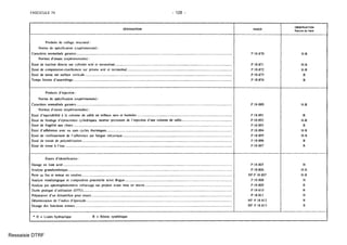 FASCICULE 74
Ressaisie DTRF
- 128 -
 