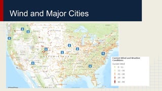 Wind and Major Cities
 