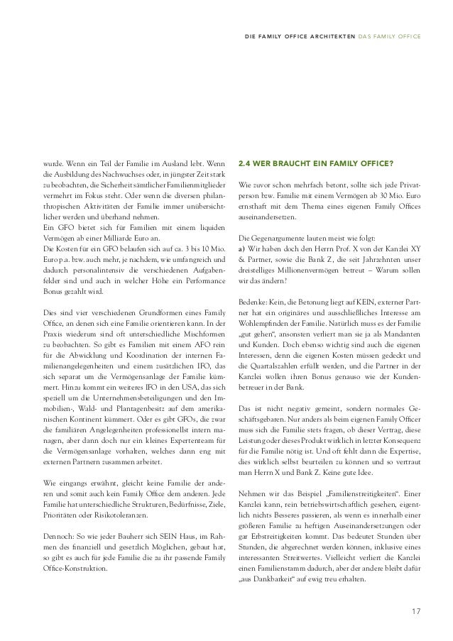 Fo Advisors Wp Architektur Eines Family Offices Master