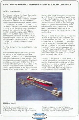 NNPC Bonny Export Terminal Article 1995