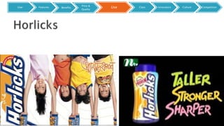 User Features UseBenefits
Price &
Quality
Class Innovators Culture Competition
 