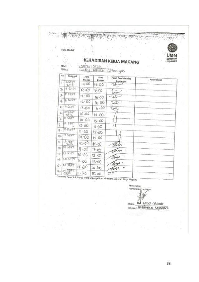 LAPORAN MAGANG LUDDY REVISI AKHIR