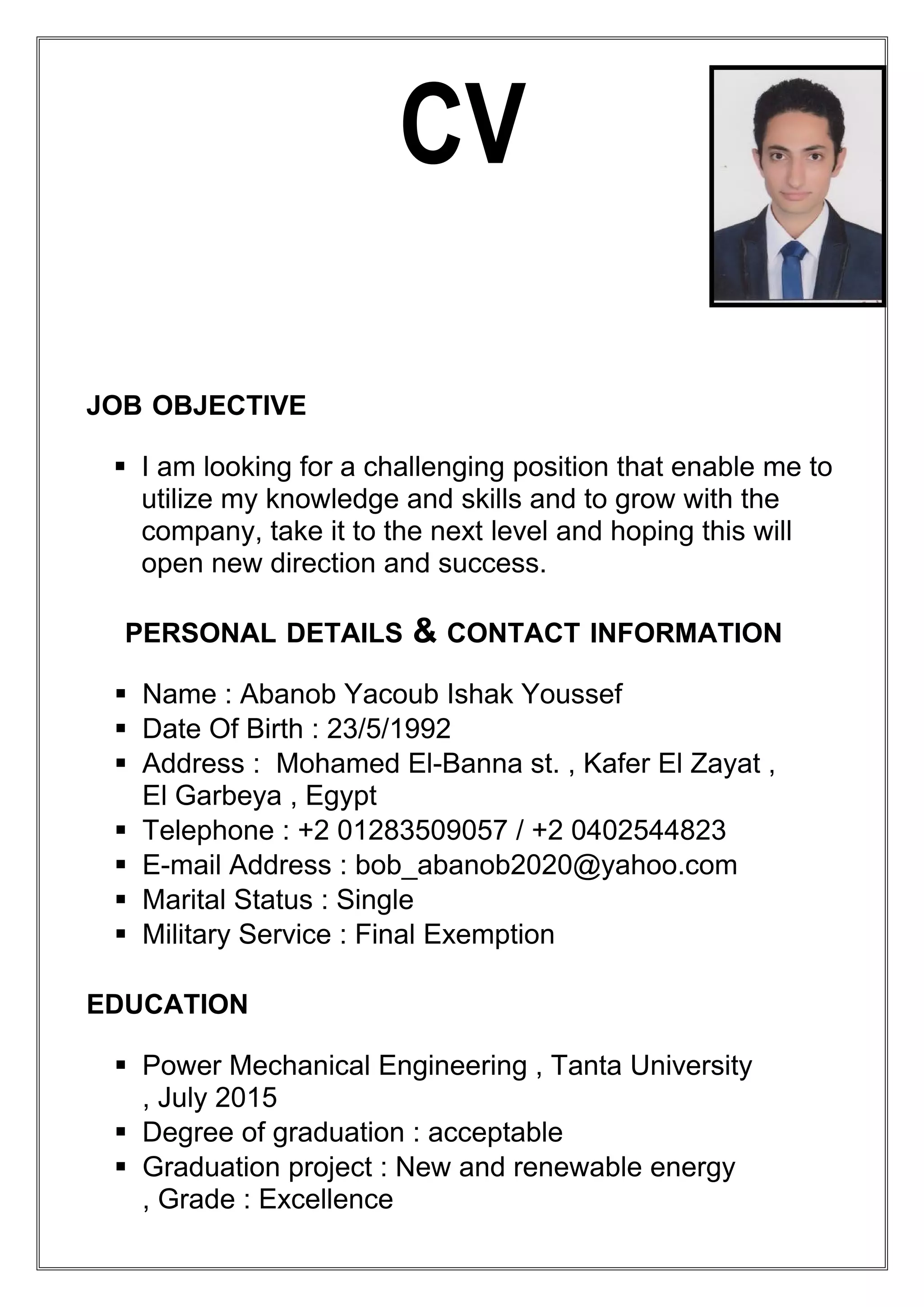 Curriculum Vitae | DOC