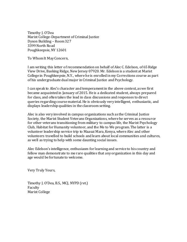 letter-of-recommendation