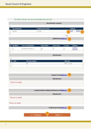 Saudi Council of Engineers




                                 1       2




                                     3




                                     4




                                     5




                                     6



                             7




18
 