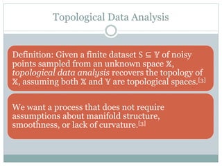 Topological Data Analysis | PDF
