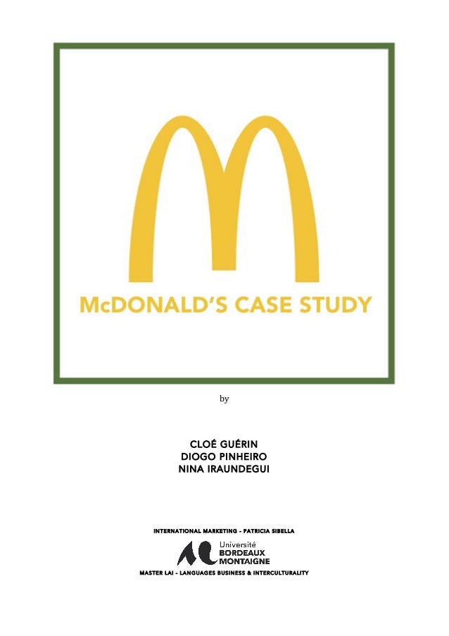 mcdonalds case study