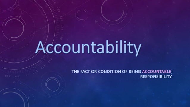 Accountability PowerPoint | PPTX