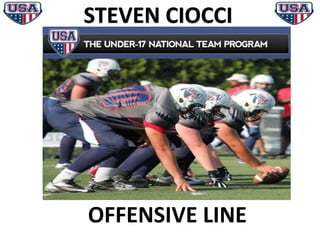 OFFENSIVE LINE
STEVEN CIOCCI
 