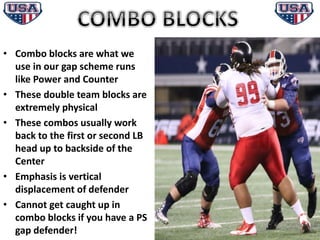 STEVEN CIOCCI USA FOOTBALL OFFENSIVE LINE MANUAL | PPTX