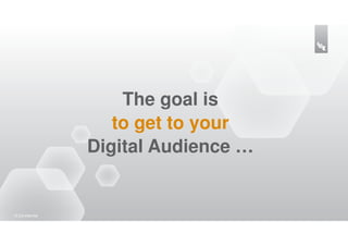 The goal is
                      to get to your
                   Digital Audience …


15 |Confidential
 