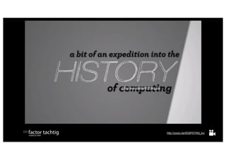 factor tachtig
maakt je merk
                 http://youtu.be/9G8P0YWd_kU
 