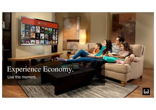 Experience Economy.
Live the moment.


       maakt je merk
 