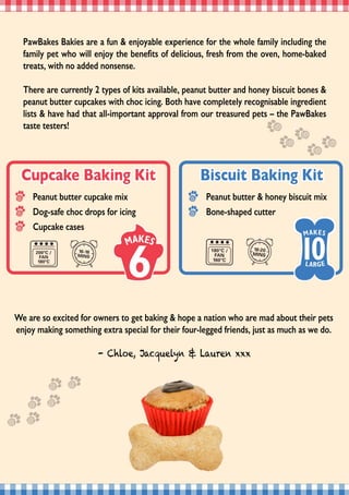 倀攀愀渀甀琀 戀甀琀琀攀爀 ☀ 栀漀渀攀礀 戀椀猀挀甀椀琀 洀椀砀 
䈀漀渀攀ⴀ猀栀愀瀀攀搀 挀甀琀琀攀爀
䈀椀猀挀甀椀琀 䈀愀欀椀渀最 䬀椀琀
倀愀眀䈀愀欀攀猀 䈀愀欀椀攀猀 愀爀攀 愀 昀甀渀 ☀ 攀渀樀漀礀愀戀氀攀 攀砀瀀攀爀椀攀渀挀攀 昀漀爀 琀栀攀 眀栀漀氀攀 昀愀洀椀氀礀 椀渀挀氀甀搀椀渀最 琀栀攀 
昀愀洀椀氀礀 瀀攀琀 眀栀漀 眀椀氀氀 攀渀樀漀礀 琀栀攀 戀攀渀攀昀椀琀猀 漀昀 搀攀氀椀挀椀漀甀猀Ⰰ 昀爀攀猀栀 昀爀漀洀 琀栀攀 漀瘀攀渀Ⰰ 栀漀洀攀ⴀ戀愀欀攀搀 
琀爀攀愀琀猀Ⰰ 眀椀琀栀 渀漀 愀搀搀攀搀 渀漀渀猀攀渀猀攀⸀ 
吀栀攀爀攀 愀爀攀 挀甀爀爀攀渀琀氀礀 ㈀ 琀礀瀀攀猀 漀昀 欀椀琀猀 愀瘀愀椀氀愀戀氀攀Ⰰ 瀀攀愀渀甀琀 戀甀琀琀攀爀 愀渀搀 栀漀渀攀礀 戀椀猀挀甀椀琀 戀漀渀攀猀 ☀ 
瀀攀愀渀甀琀 戀甀琀琀攀爀 挀甀瀀挀愀欀攀猀 眀椀琀栀 挀栀漀挀 椀挀椀渀最⸀ 䈀漀琀栀 栀愀瘀攀 挀漀洀瀀氀攀琀攀氀礀 爀攀挀漀最渀椀猀愀戀氀攀 椀渀最爀攀搀椀攀渀琀 
氀椀猀琀猀 ☀ 栀愀瘀攀 栀愀搀 琀栀愀琀 愀氀氀ⴀ椀洀瀀漀爀琀愀渀琀 愀瀀瀀爀漀瘀愀氀 昀爀漀洀 漀甀爀 琀爀攀愀猀甀爀攀搀 瀀攀琀猀 ጠ 琀栀攀 倀愀眀䈀愀欀攀猀 
琀愀猀琀攀 琀攀猀琀攀爀猀℀   
倀攀愀渀甀琀 戀甀琀琀攀爀 挀甀瀀挀愀欀攀 洀椀砀 
䐀漀最ⴀ猀愀昀攀 挀栀漀挀 搀爀漀瀀猀 昀漀爀 椀挀椀渀最 
䌀甀瀀挀愀欀攀 挀愀猀攀猀
䌀甀瀀挀愀欀攀 䈀愀欀椀渀最 䬀椀琀
圀攀 愀爀攀 猀漀 攀砀挀椀琀攀搀 昀漀爀 漀眀渀攀爀猀 琀漀 最攀琀 戀愀欀椀渀最 ☀ 栀漀瀀攀 愀 渀愀琀椀漀渀 眀栀漀 愀爀攀 洀愀搀 愀戀漀甀琀 琀栀攀椀爀 瀀攀琀猀 
攀渀樀漀礀 洀愀欀椀渀最 猀漀洀攀琀栀椀渀最 攀砀琀爀愀 猀瀀攀挀椀愀氀 昀漀爀 琀栀攀椀爀 昀漀甀爀ⴀ氀攀最最攀搀 昀爀椀攀渀搀猀Ⰰ 樀甀猀琀 愀猀 洀甀挀栀 愀猀 眀攀 搀漀⸀
ⴀ 䌀栀氀漀攀Ⰰ 䨀愀挀焀甀攀氀礀渀 ☀ 䰀愀甀爀攀渀 砀砀砀
 