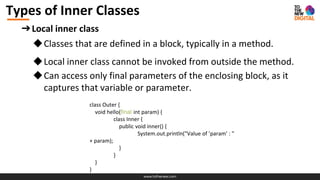 Java- Nested Classes | PPTX