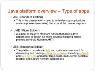 Manuel - SPR - Intro to Java Language_2016 | PPTX