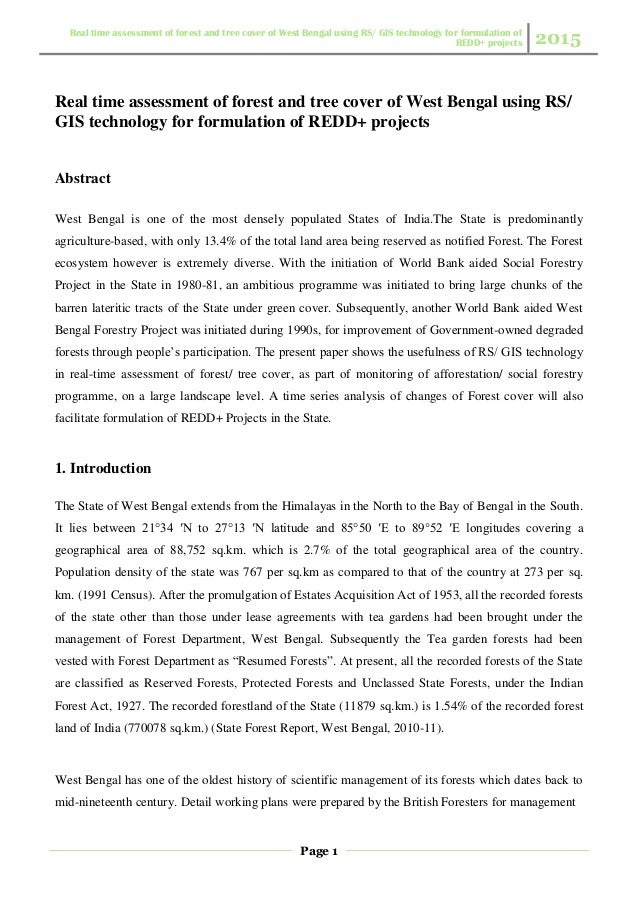 Forestry dissertation topics